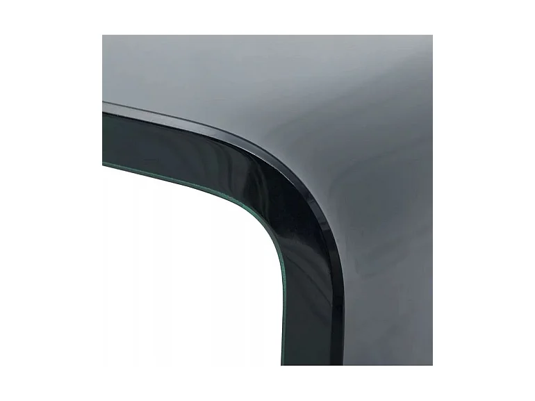 Meuble TV verre noir Martial 80cm