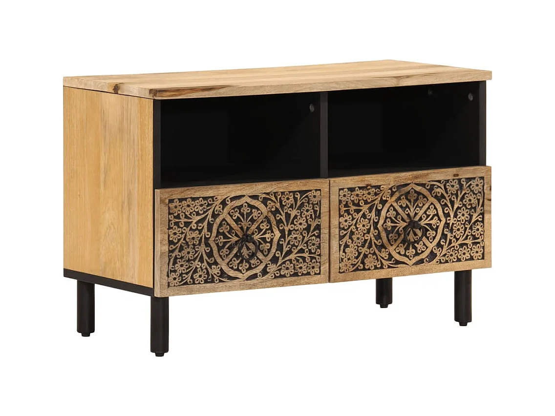 Meuble TV 70x33x46 Bois massif de manguier