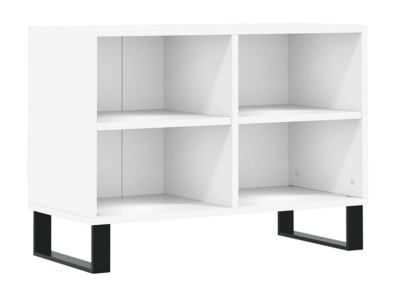 Meuble TV blanc 69,5 x 30x50 bois d'ingénierie