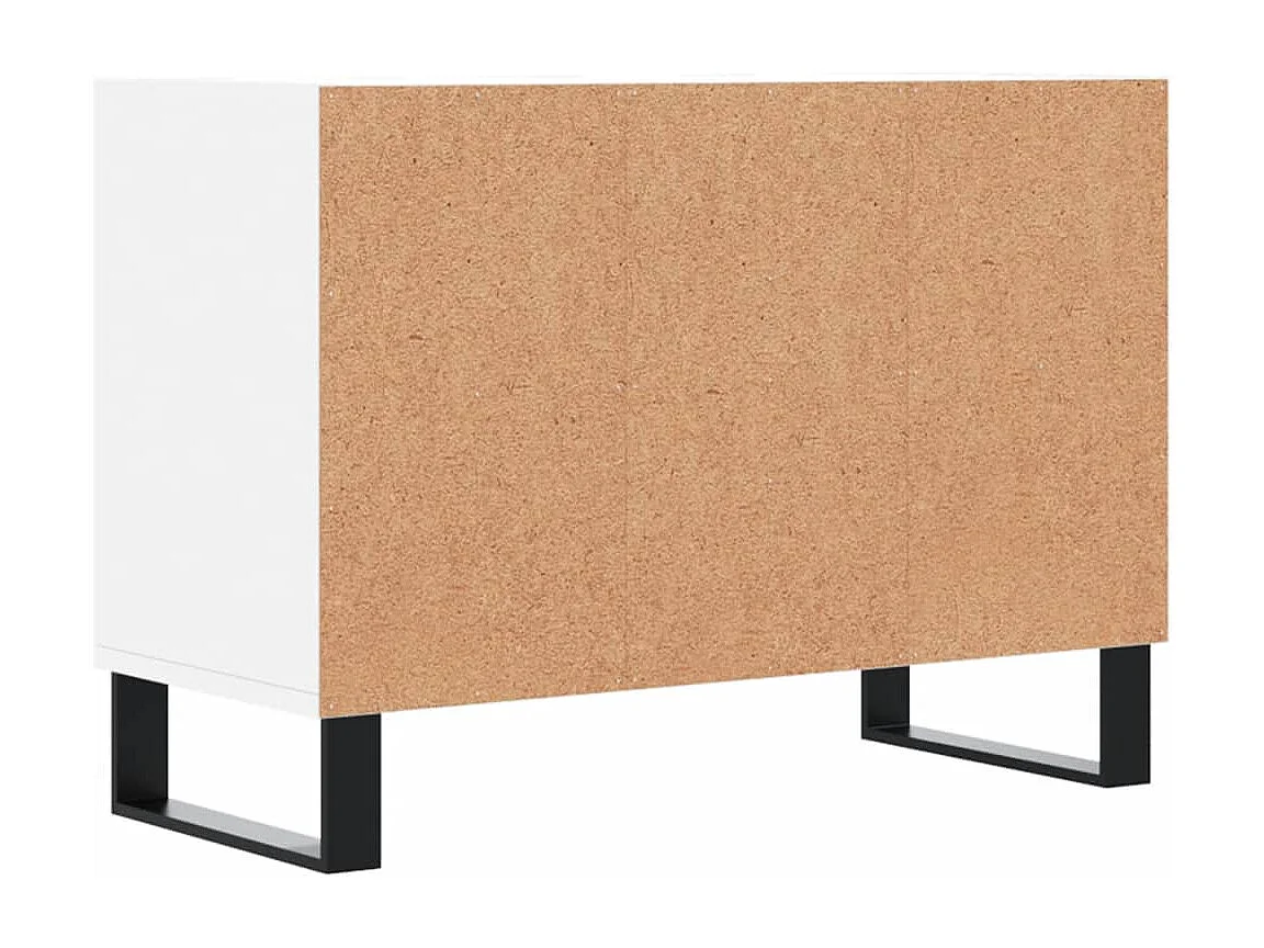 Meuble TV blanc 69,5 x 30x50 bois d'ingénierie