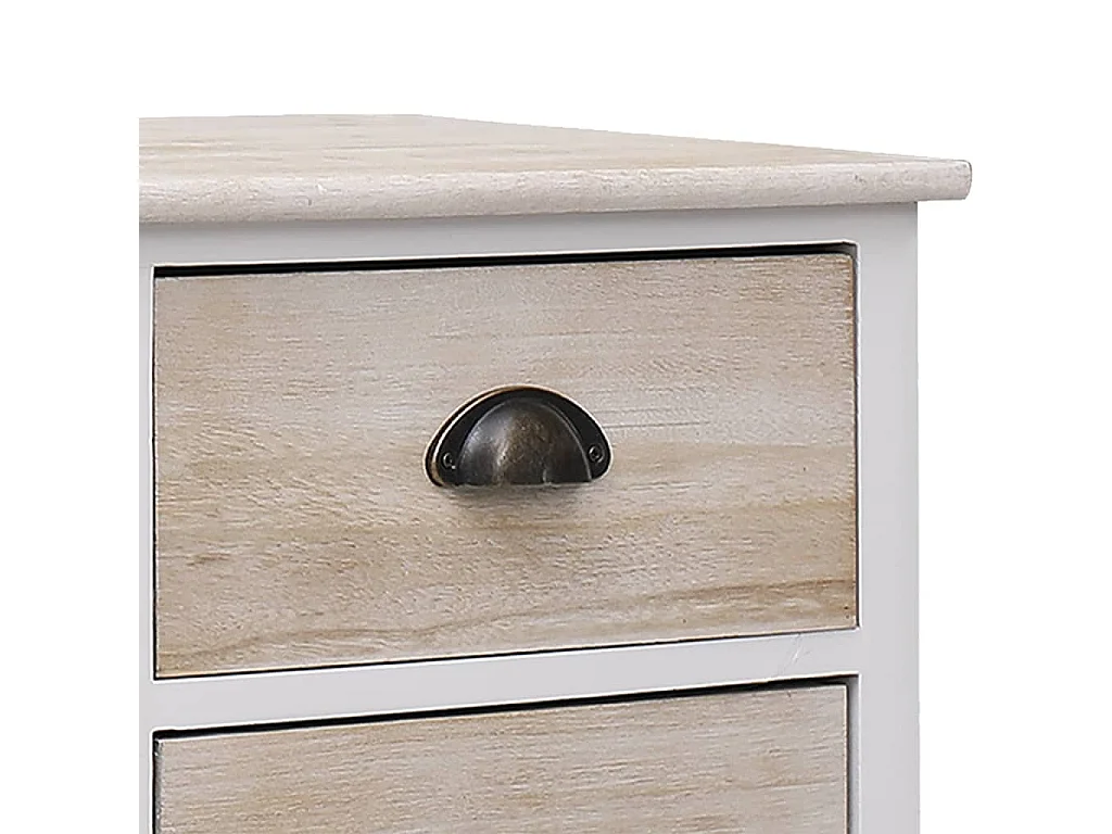 Meuble TV 108x30x40 Bois de Paulownia solide