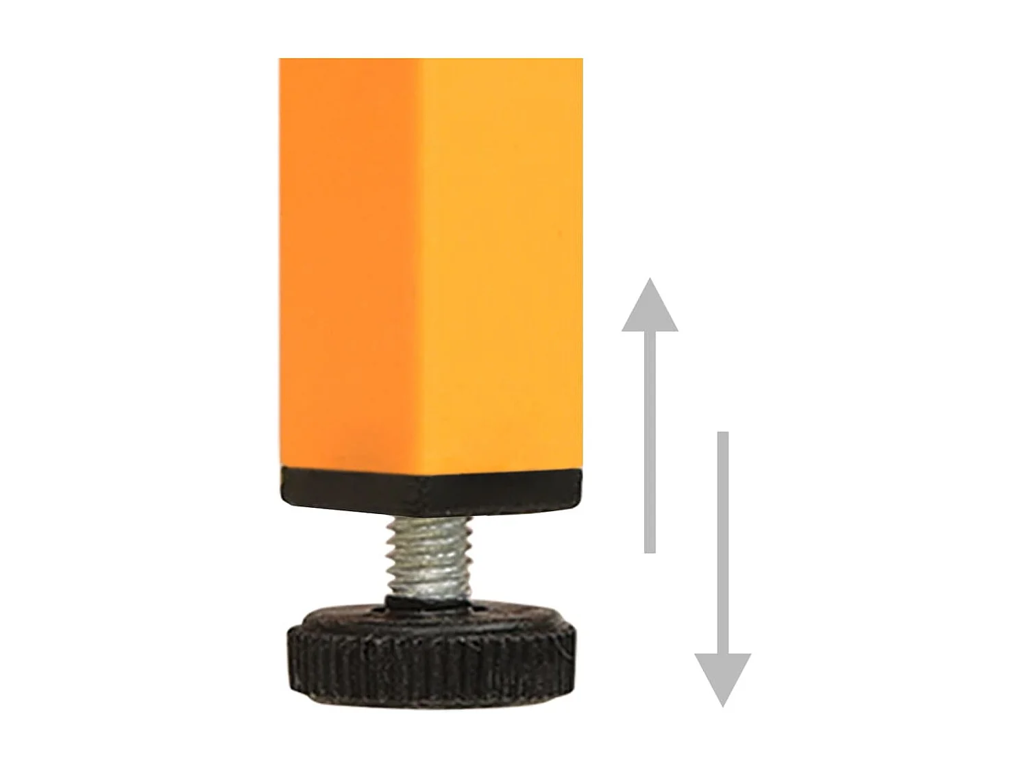 Meuble TV Jaune moutarde 105x35x50 Acier 2