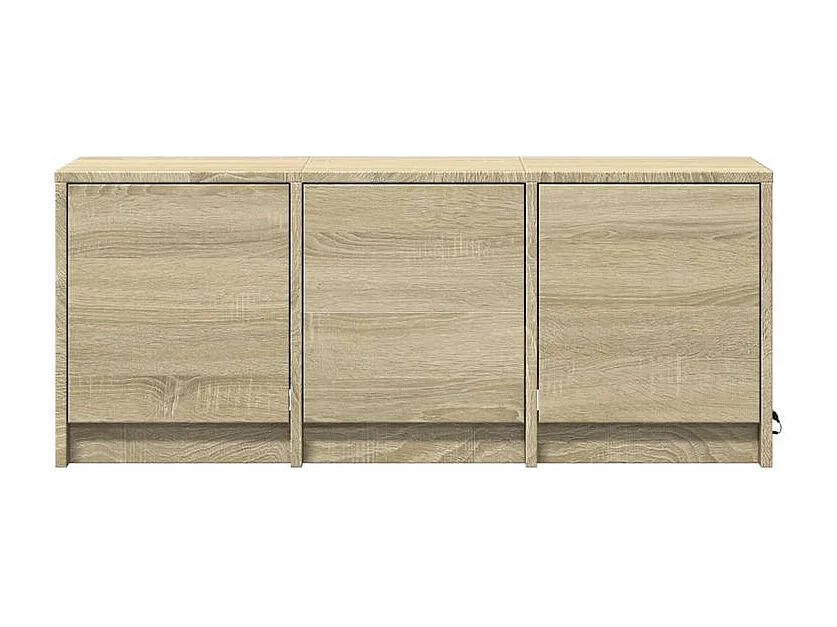 Meuble TV avec LED chêne sonoma 97x34x40 bois d'ingénierie