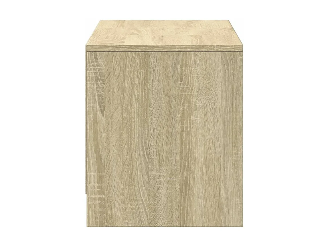 Meuble TV avec LED chêne sonoma 97x34x40 bois d'ingénierie