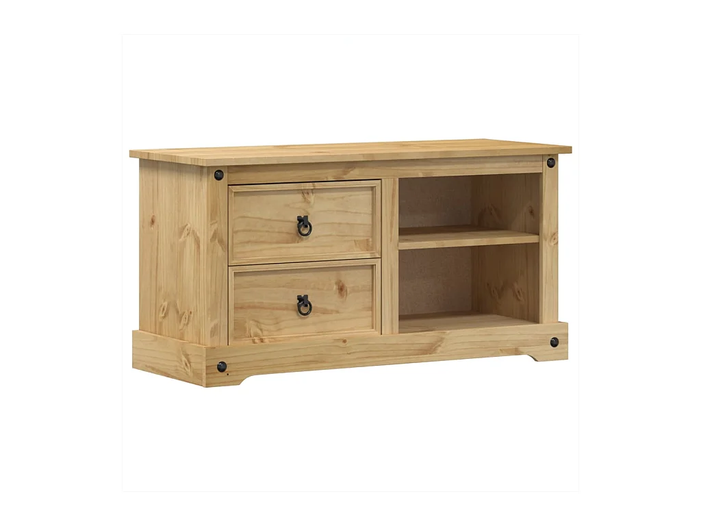 Meuble TV Corona 100x40x52 bois de pin massif