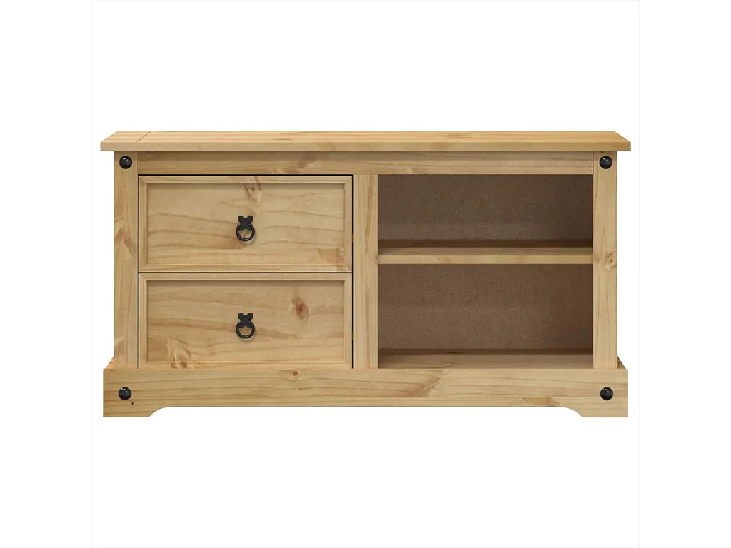 Meuble TV Corona 100x40x52 bois de pin massif