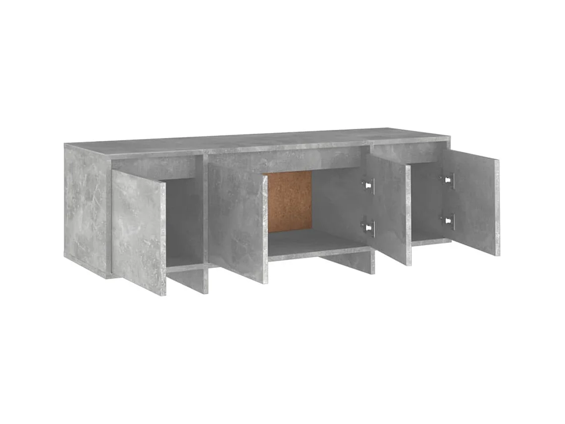 Meuble TV Gris béton 120x30x40,5