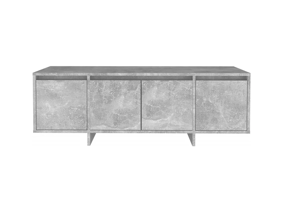Meuble TV Gris béton 120x30x40,5