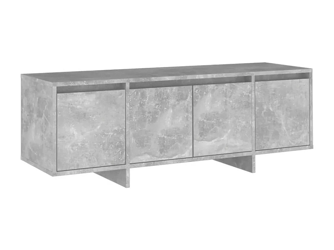 Meuble TV Gris béton 120x30x40,5