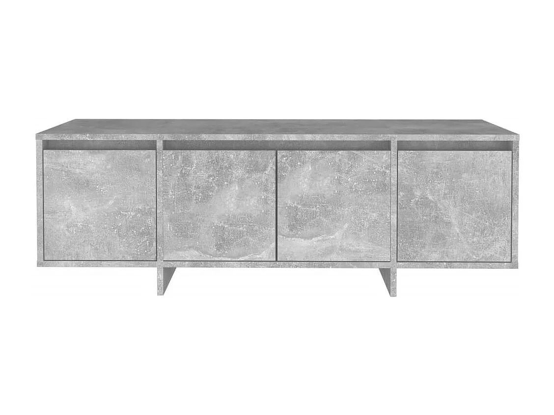 Meuble TV Gris béton 120x30x40,5