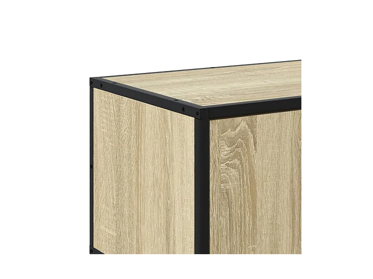 Meuble TV chêne sonoma 210x35x41 bois d'ingénierie