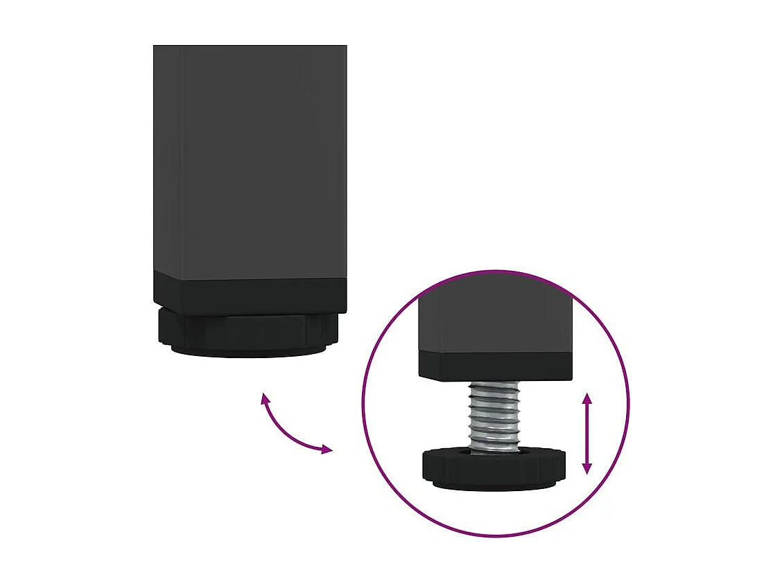 Meuble TV noir 101,5x39x43,5 acier laminé à froid