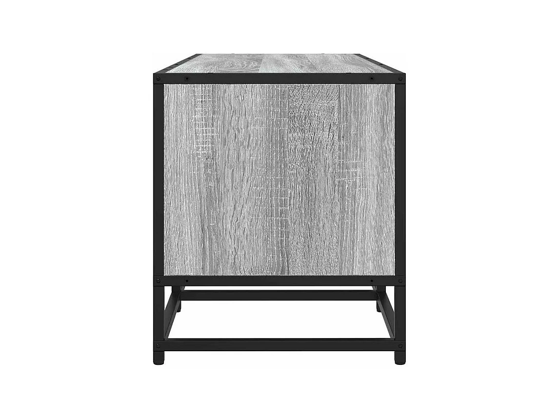 Meuble TV sonoma gris 240x35x41 bois d'ingénierie