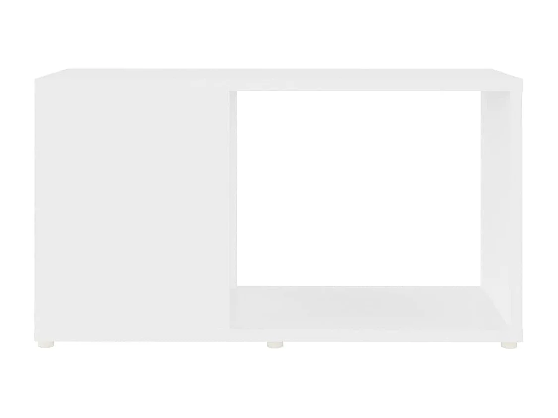 Meuble TV Blanc 60x24x32