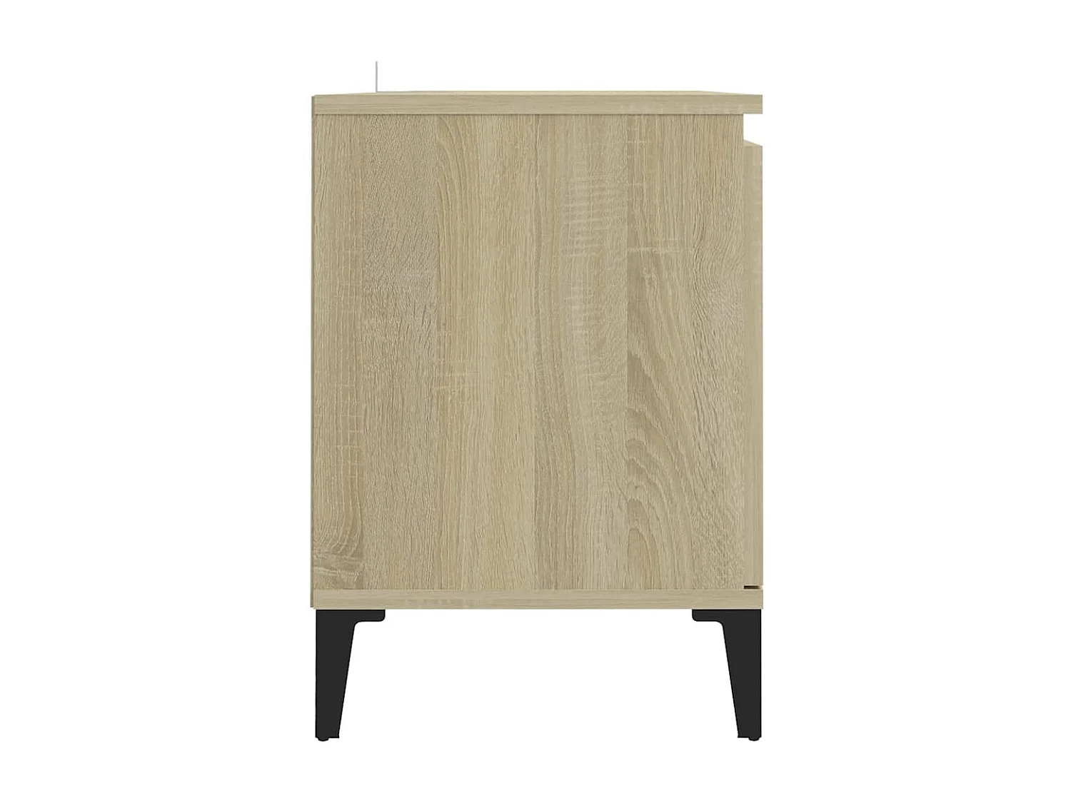 Meuble TV avec pieds en métal Chêne sonoma 103,5x35x50