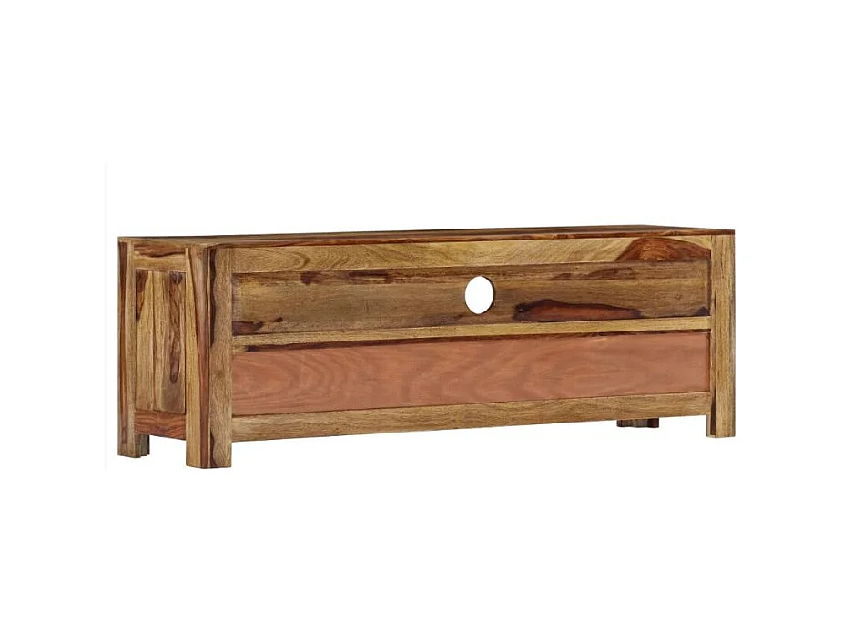 Meuble TV 3 tiroirs 1 niche sesham clair Balima