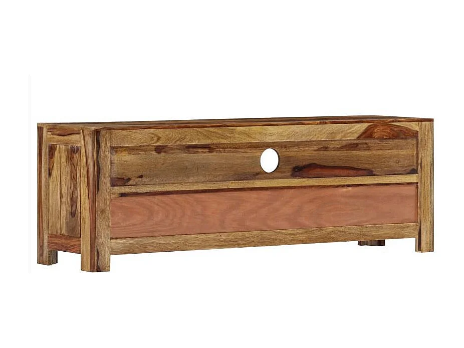 Meuble TV 3 tiroirs 1 niche sesham clair Balima