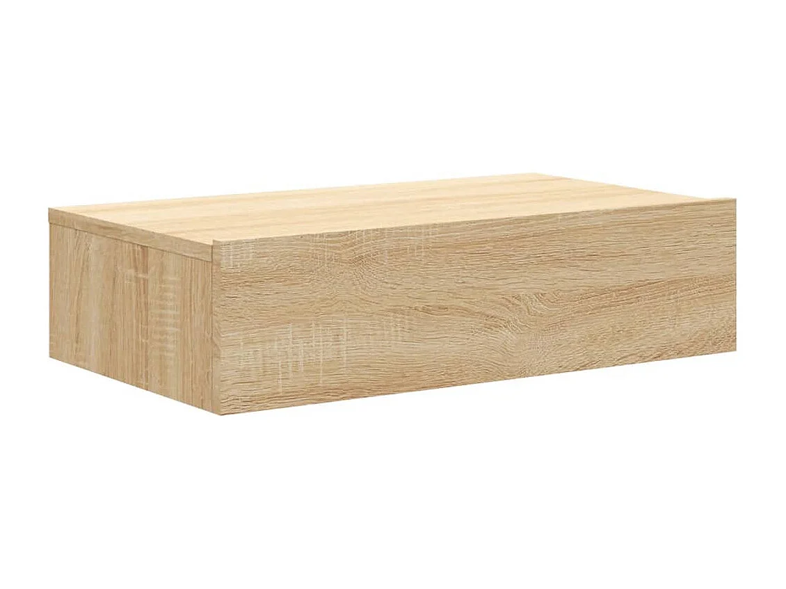 Meuble TV avec éclairage LED chêne sonoma 60x35x15,5