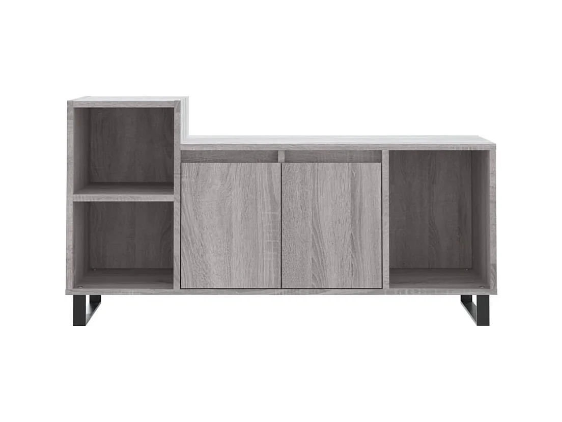 Meuble TV Sonoma gris 100x35x55 Bois d'ingénierie