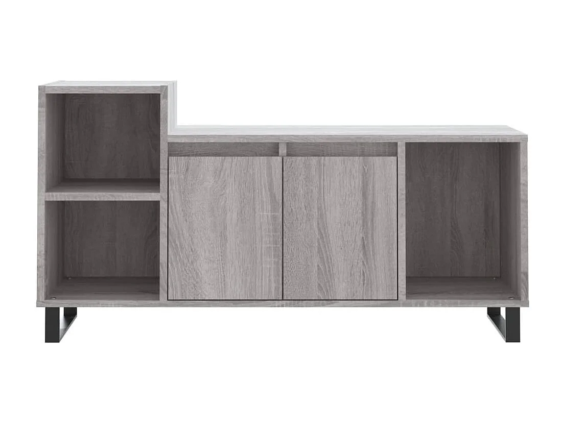 Meuble TV Sonoma gris 100x35x55 Bois d'ingénierie