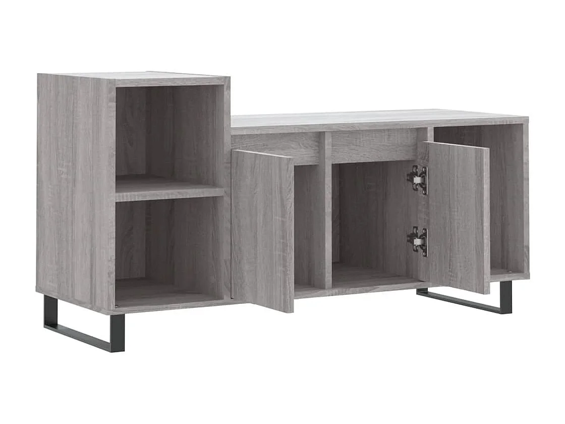 Meuble TV Sonoma gris 100x35x55 Bois d'ingénierie