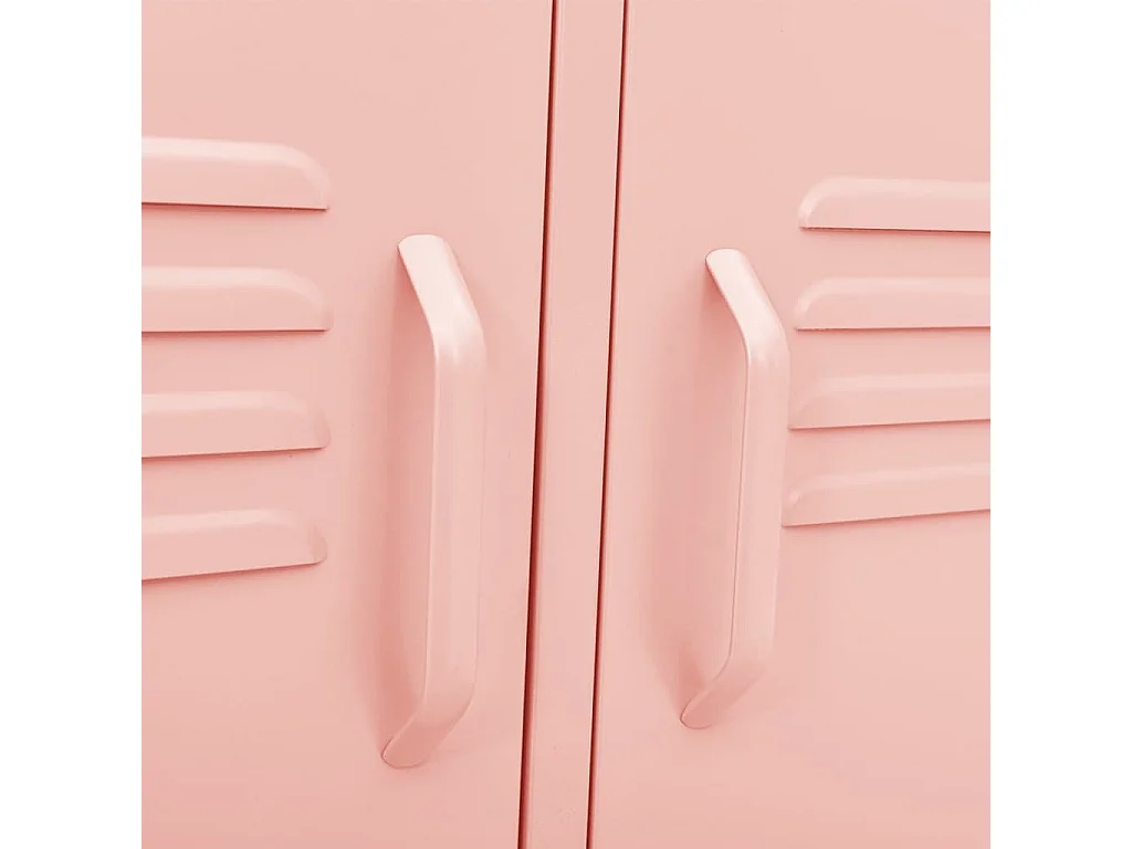 Meuble TV Rose 105x35x50 Acier 2