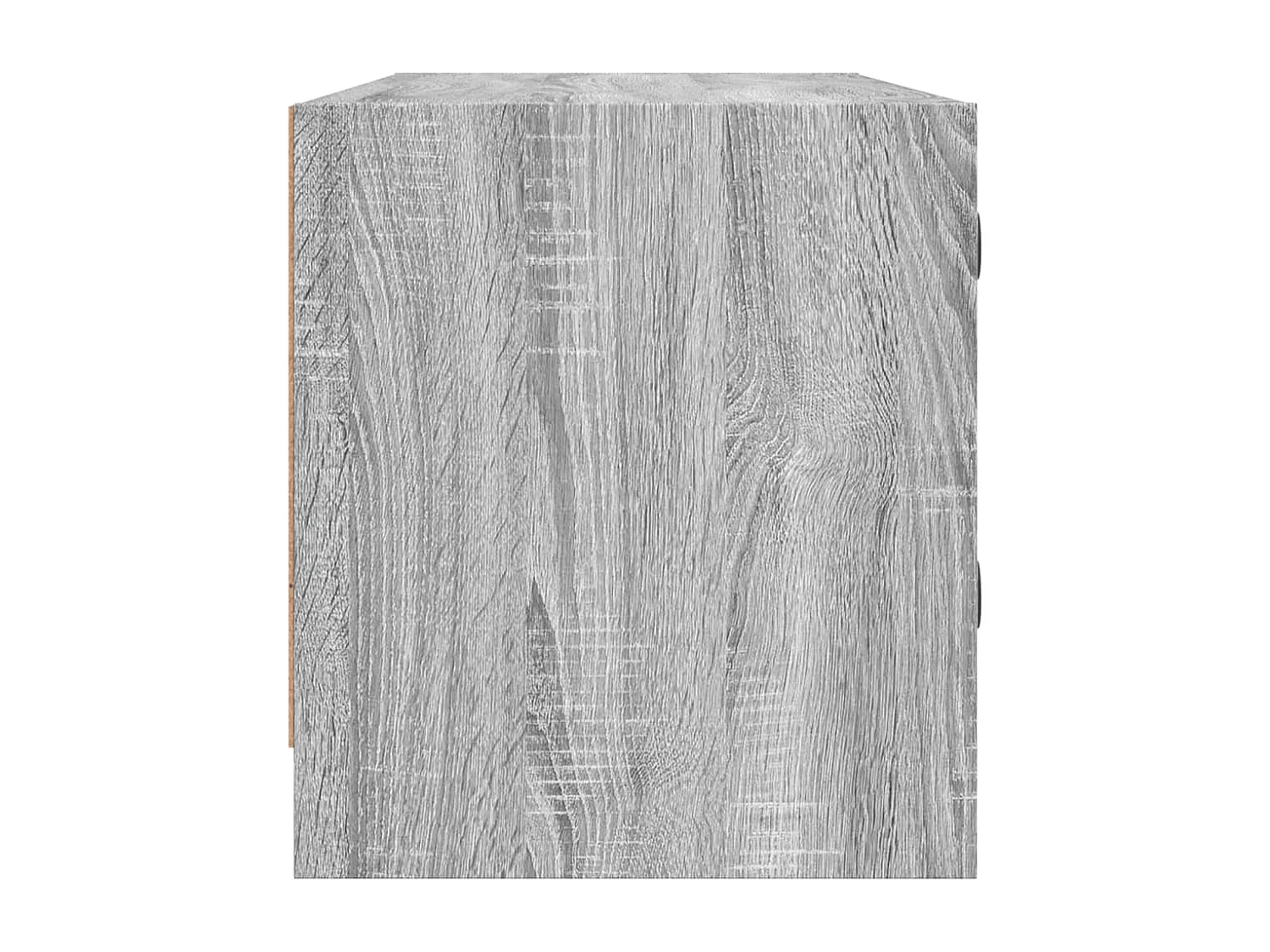 Meuble TV avec portes en verre sonoma gris 102x37x42