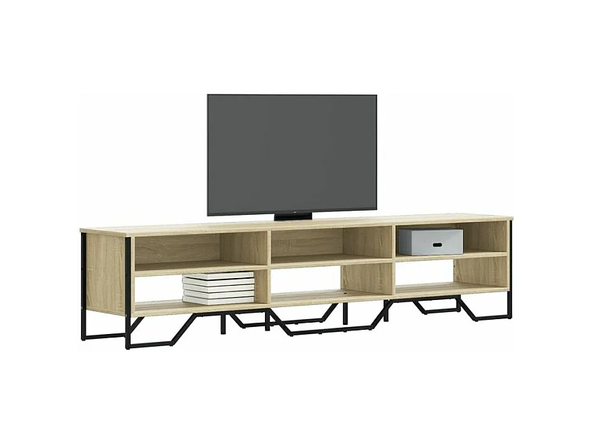 Meuble TV chêne sonoma 180x34x41 bois d'ingénierie