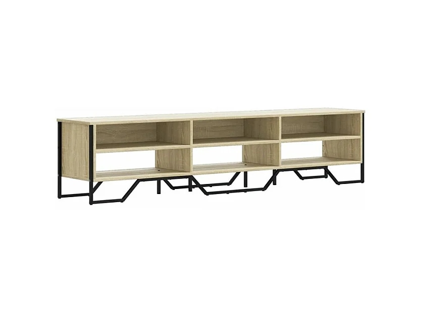 Meuble TV chêne sonoma 180x34x41 bois d'ingénierie