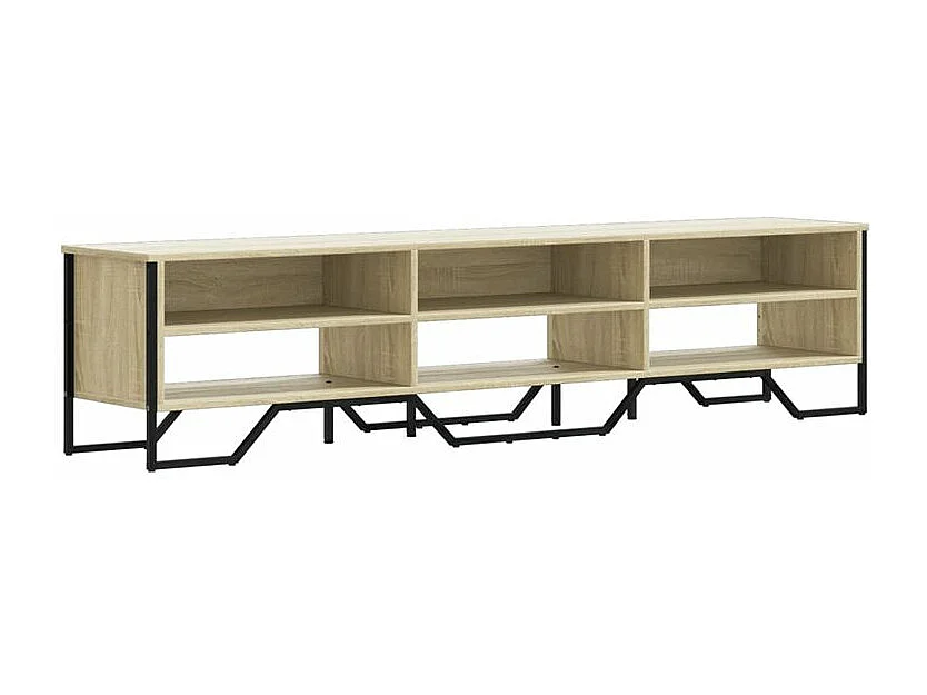 Meuble TV chêne sonoma 180x34x41 bois d'ingénierie