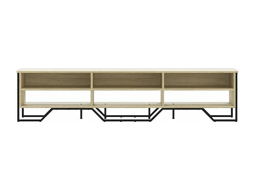 Meuble TV chêne sonoma 180x34x41 bois d'ingénierie
