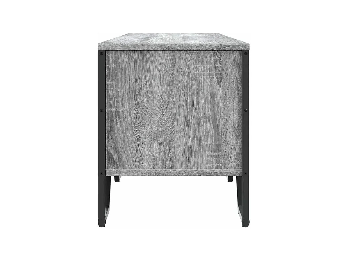 Meuble TV sonoma gris 180x34x41 bois d'ingénierie