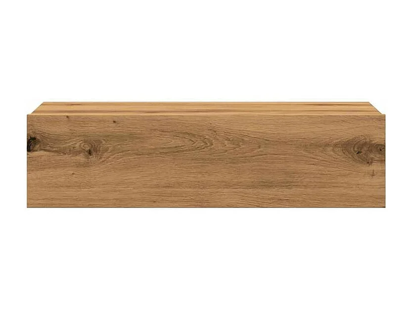 Meuble TV avec éclairages LED chêne artisanal 60x35x15,5