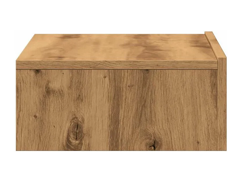 Meuble TV avec éclairages LED chêne artisanal 60x35x15,5