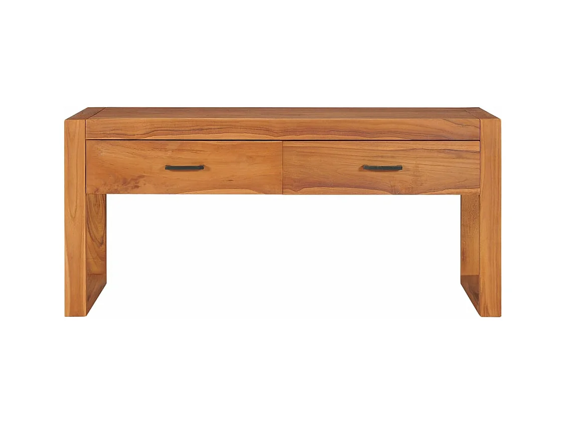 Meuble TV 100x40x45 Bois de teck recyclé 2