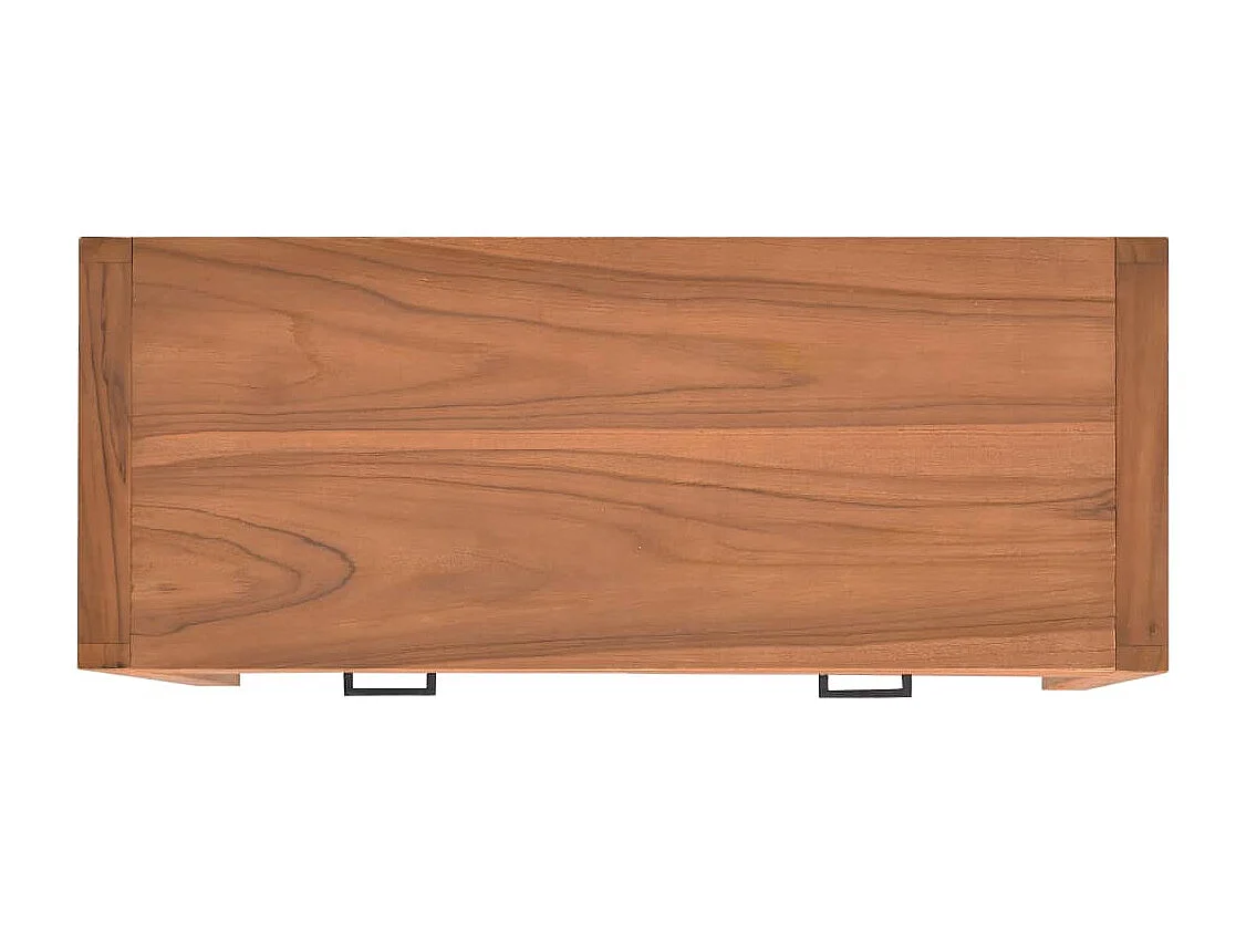 Meuble TV 100x40x45 Bois de teck recyclé 2