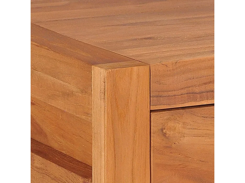 Meuble TV 100x40x45 Bois de teck recyclé 2