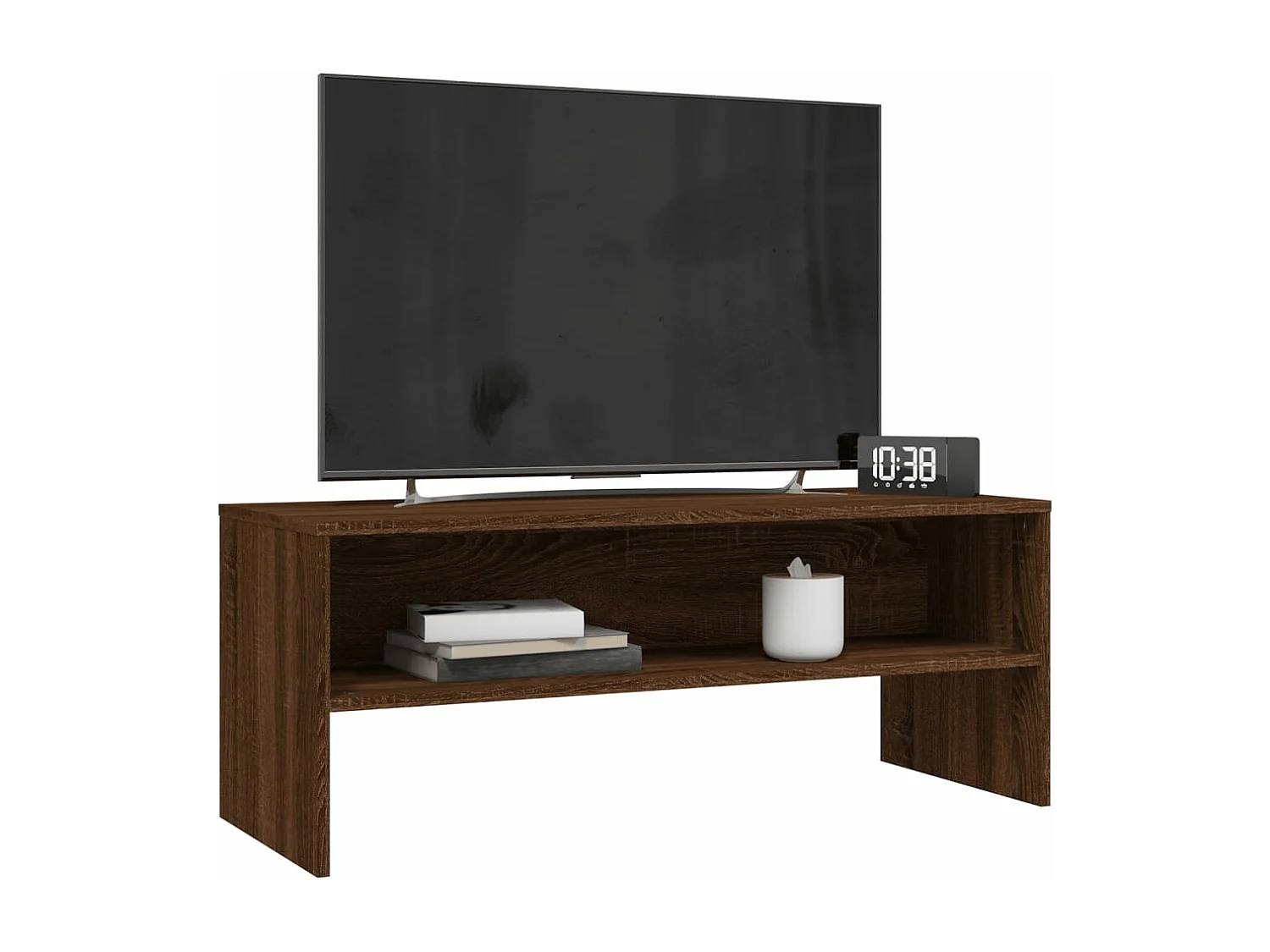 Meuble TV Chêne marron 100x40x40 Bois d'ingénierie