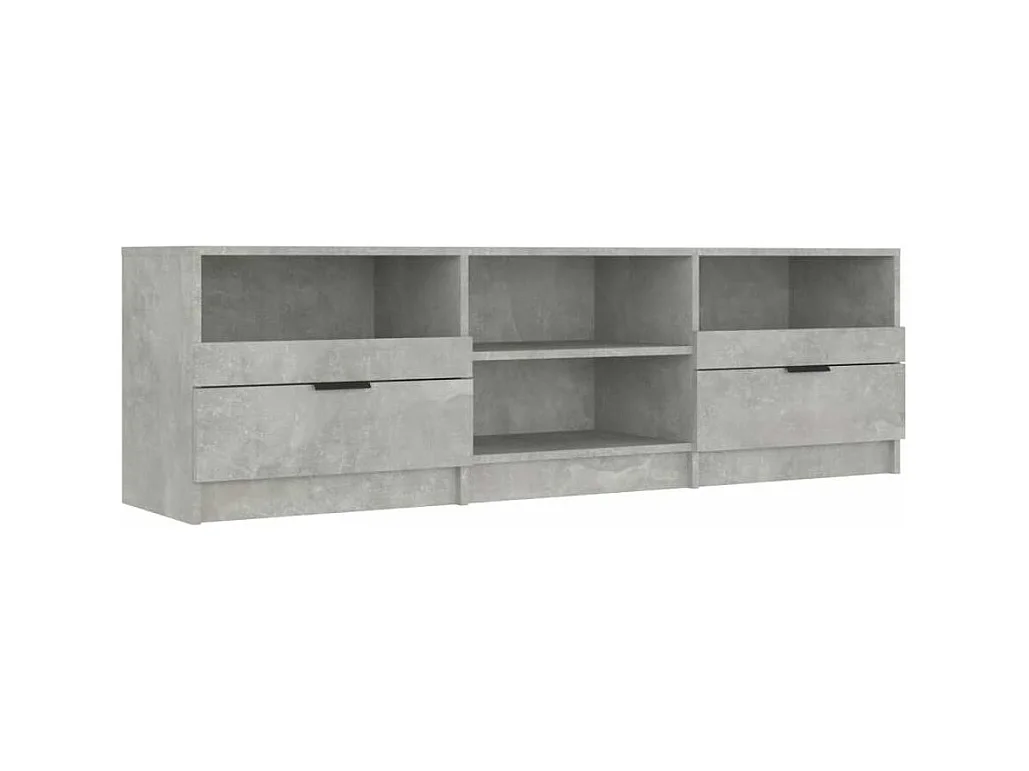Meuble TV Gris béton 150x33,5x45 Bois d'ingénierie