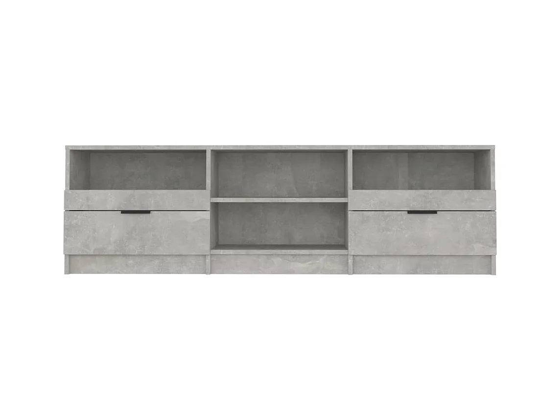 Meuble TV Gris béton 150x33,5x45 Bois d'ingénierie