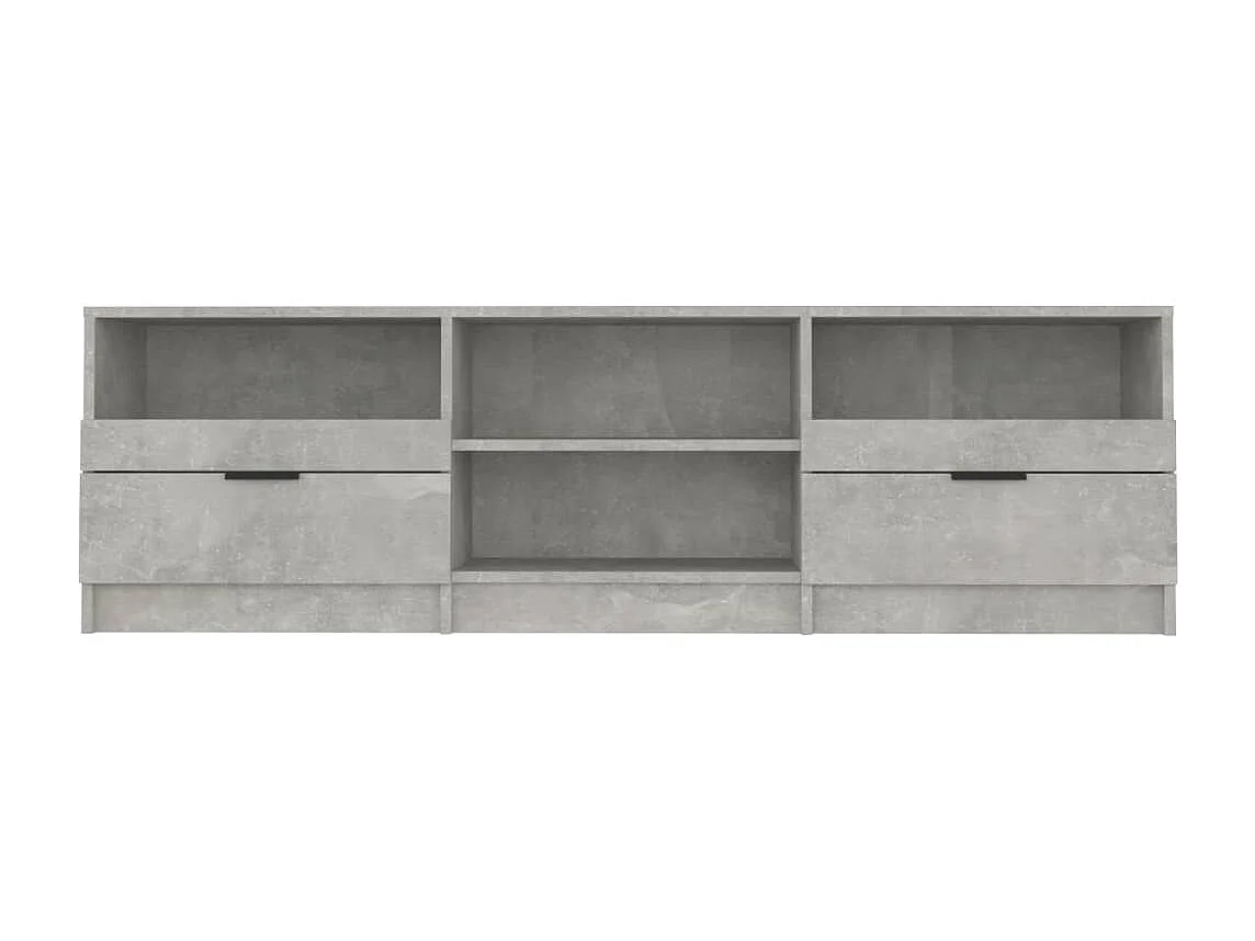 Meuble TV Gris béton 150x33,5x45 Bois d'ingénierie
