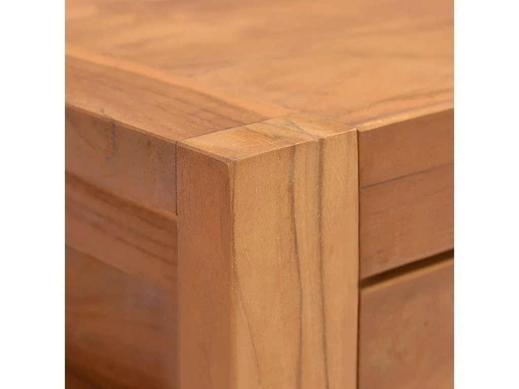 Meuble TV 140x40x45 Bois de teck recyclé