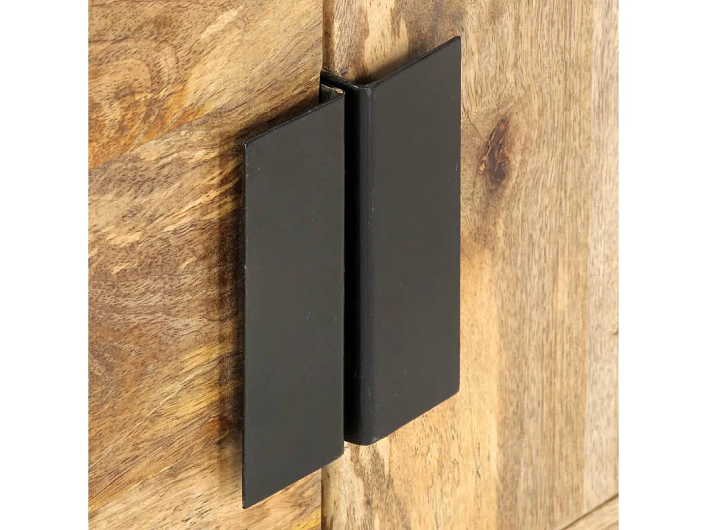 Meuble TV 140x30x50 Bois de manguier massif