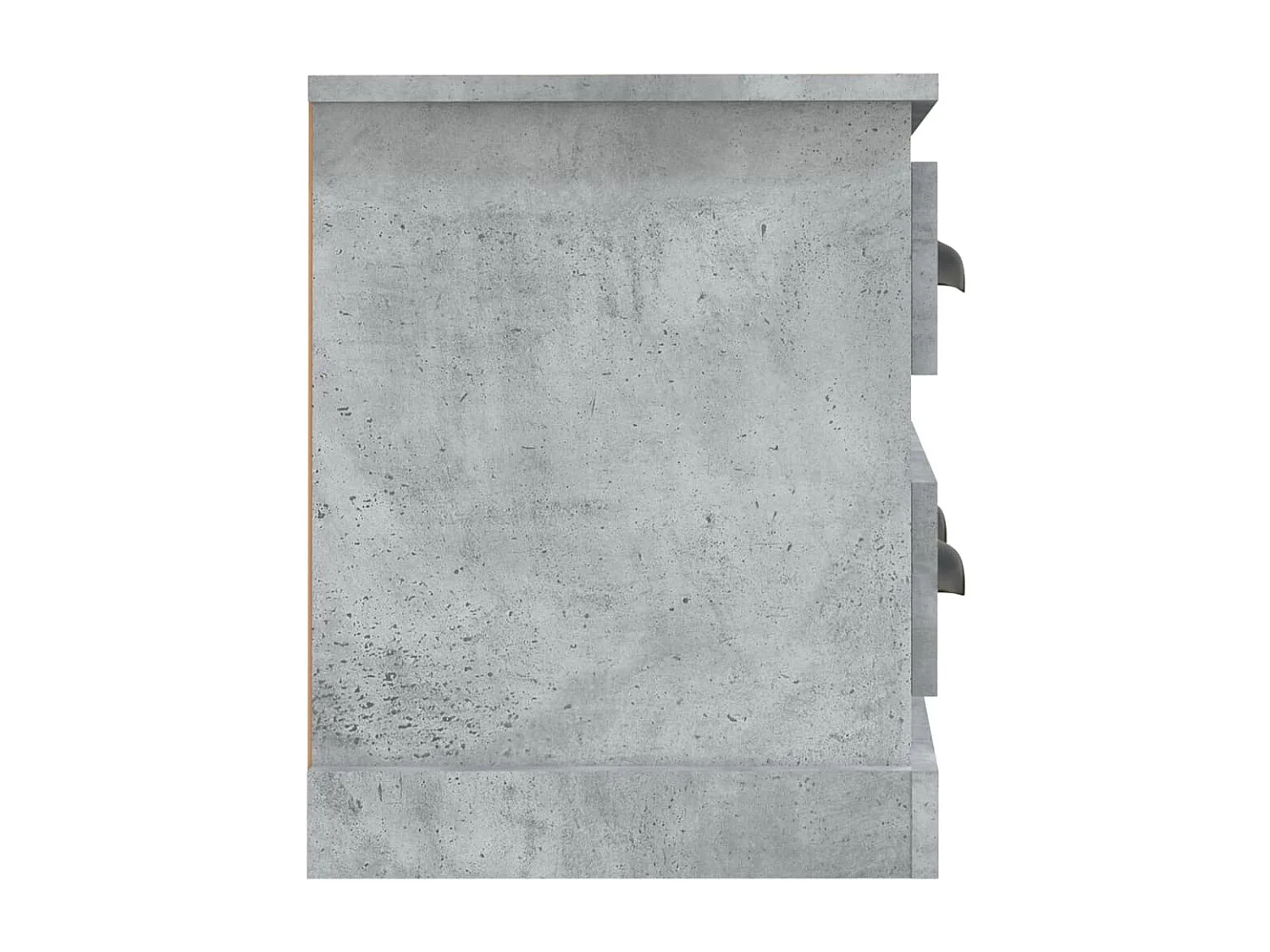 Meuble TV gris béton 100x35,5x45 bois d'ingénierie