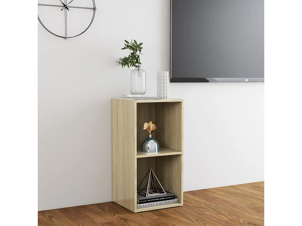 Meuble TV Chêne sonoma 72x35x36,5