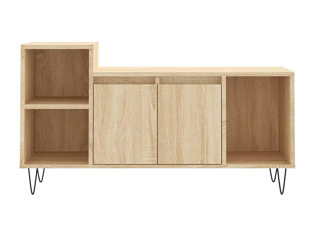 Meuble TV Chêne sonoma 100x35x55 Bois d'ingénierie