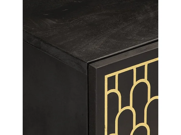 Meuble TV 80x31,5x46 bois massif de manguier