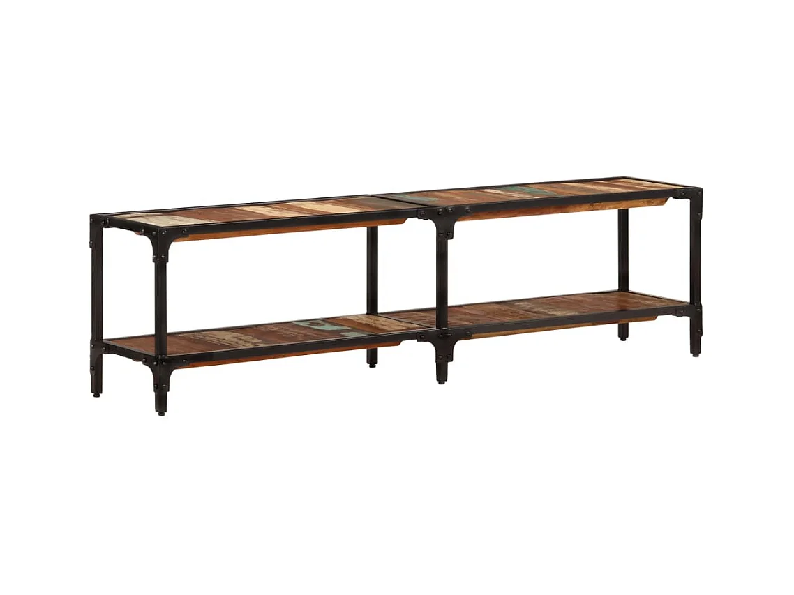 Meuble TV 150x30x41 Bois massif de récupération