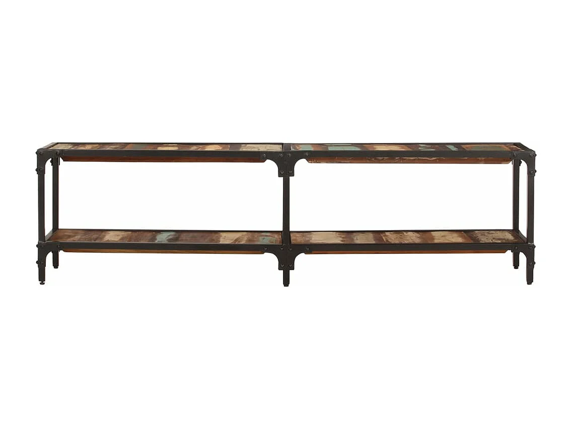 Meuble TV 150x30x41 Bois massif de récupération