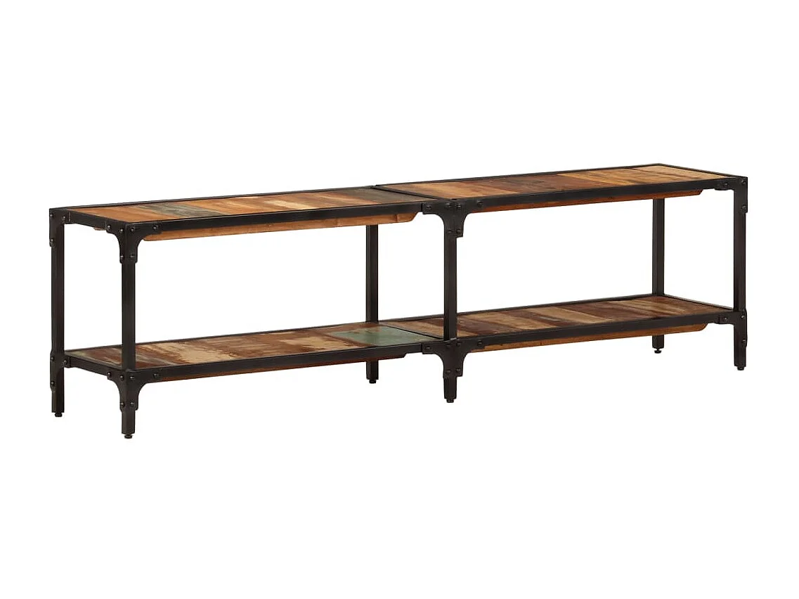 Meuble TV 150x30x41 Bois massif de récupération